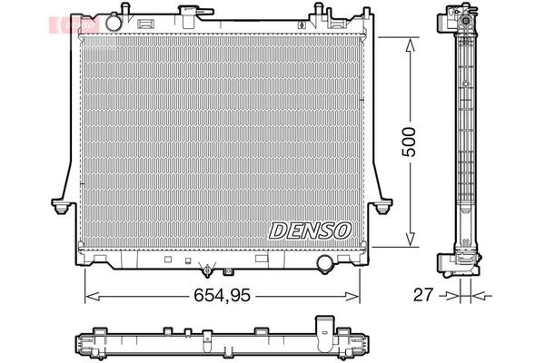 Su Radyatörü  DENSO DRM99014