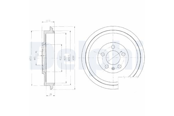 Kampana Arka Sağ veya Sol DELPHI BF406