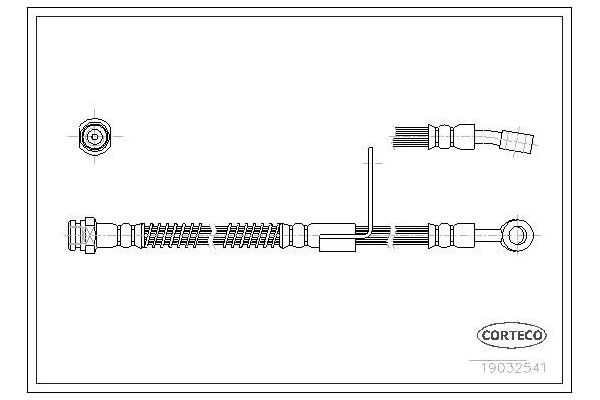 Fren Hortumu Ön Sağ Hyundai Accent (X3)(1995->)  SWAPP 40277