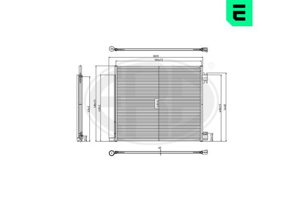 Klima Radyatörü  Nissan Qashqai (J12)(03.2021->)  ERA 667356