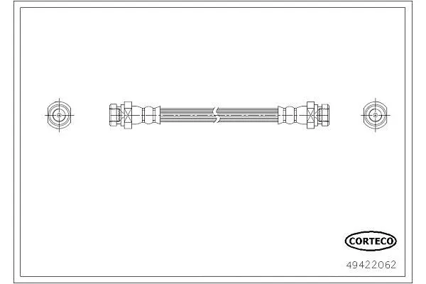 Fren Hortumu Arka Sağ veya Sol SVAC 72-0148