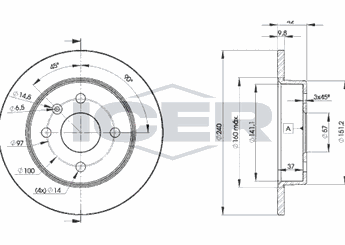 Fren Disk Ayna Arka Sağ ve Sol PSA ORJINAL 9196587  9196587 5069111 5 069 111 569108 5 69 108 569111 5 69 111 90498304 90 498 304 9117771 91 177 71 91 965 87
