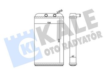 Kalorifer Radyatörü  ORİS KFI005032  6448H8 46722710 6448.H8
