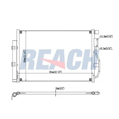 Klima Radyatörü  Chevrolet Aveo Sedan (2011->)  BSG 65-525-032