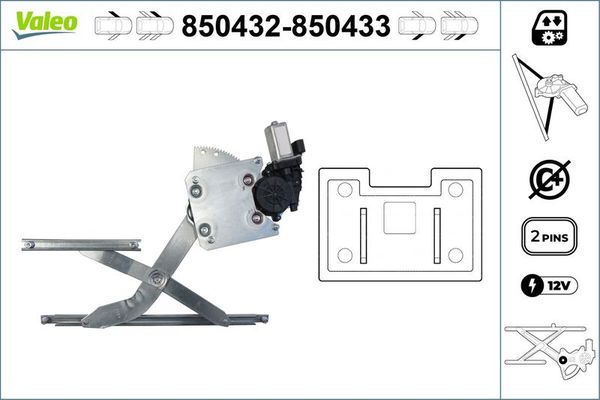 Cam Krikosu Ön Sol Toyota Corolla (E11)(1997->)  VALEO 850432