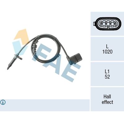 Abs Sensörü Ön Sağ Mercedes C -Serisi Cabrio (BM 205)(07.2016->)  MGA 33980