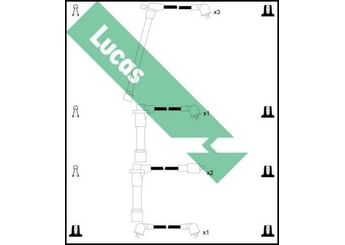 Buji Kablosu  NGK 2693  224500W025 22450-0W025 2245088G25 22450-88G25