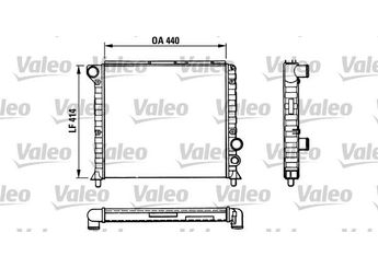 Su Radyatörü  VALEO 811389  60526047 60533756 0060533756