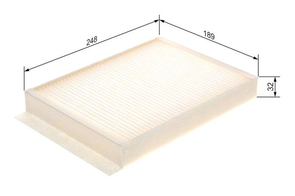 Polen Filtresi  Mercedes EQS -Serisi (BM 297)(06.2021->)  BOSCH 1 987 435 058