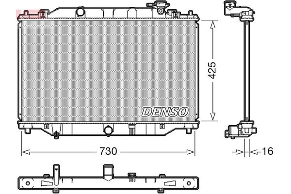 Su Radyatörü  DENSO DRM44039