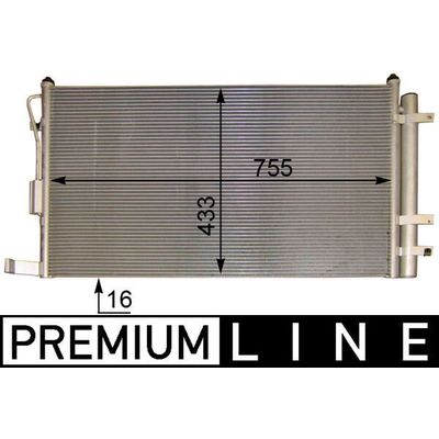 Klima Radyatörü  Kia Carnival III (2007->)  MAHLE AC 444 000P