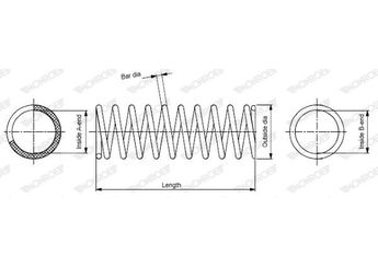 Helezon Yayı Ön KRAFTVOLL 15020132  GJ2134011A GJ21-34-011A GJ2334011A GJ23-34-011A GJ2734011A GJ27-34-011A