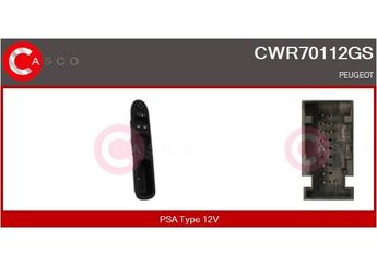 Cam Açma Düğmesi Ön Sol PSA ORJINAL 6490EL  6490EL