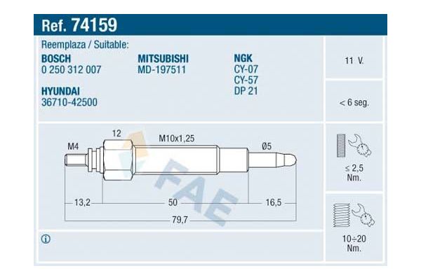 Isıtma Bujisi  NGK 6592