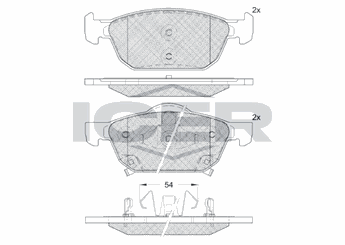 Fren Disk Balata Ön WONGA 27987  45022TGNG00 45022TV2E00 60368A 45022-TGN-G00 45022TV0E00 45022-TV0-E00 45022TV0E01 45022-TV0-E01 45022TV0E02 45022-TV0-E02 45022-TV2-E00 45022TV2E01 45022-TV2-E01 45022TV2E02 45022-TV2-E02