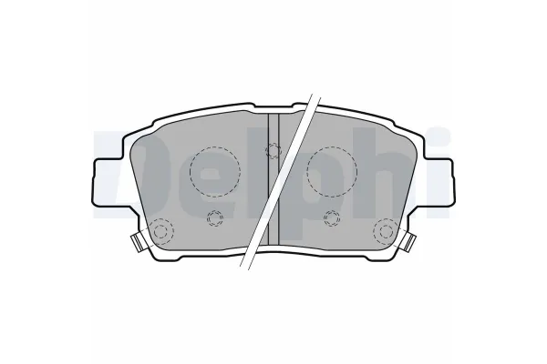 Fren Disk Balata Ön Toyota Yaris Verso (NCP2/NLP2)(1999->)  DELPHI LP1742