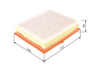 Hava Filtresi  BOSCH F 026 400 545  17801YV020 13713465456 13 71 3 465 456