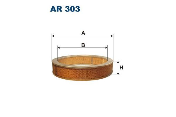 Hava Filtresi  Nissan Patrol (K/W160)(08.1980->)  FILTRON AR 303