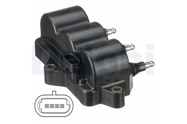 Ateşleme Bobini  Chevrolet Matiz (2004->2005)  DELPHI GN10513-12B1