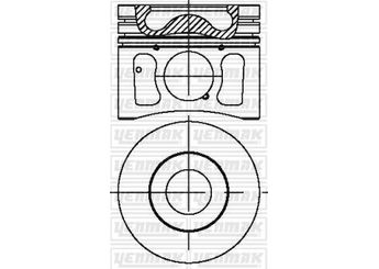 Piston (86.01MM-0.50)  YENMAK 31-04253-050  31-04253-050