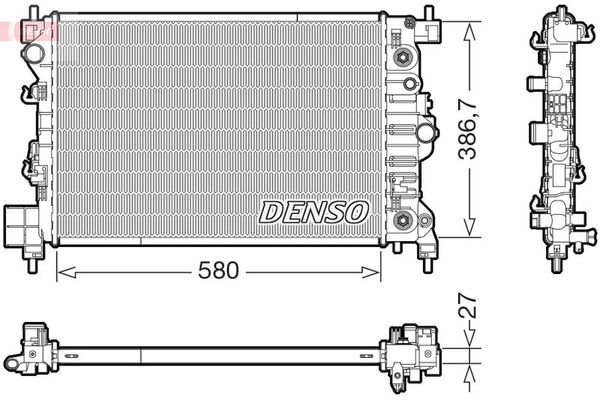 Su Radyatörü  DENSO DRM20131
