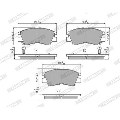 Fren Disk Balata Ön FERODO FDB556