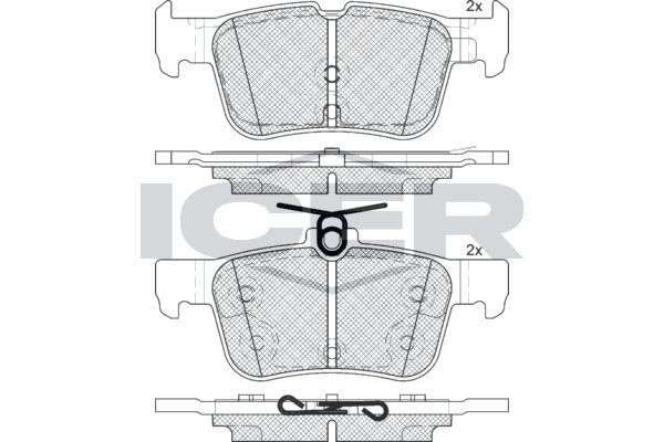 Fren Disk Balata Arka Ford Focus S.Wagon (CGE)(2018->)  FORD ORJINAL KTJ1GC2M007AB