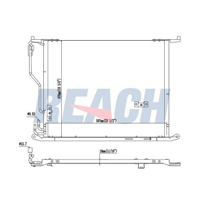 Klima Radyatörü  Mercedes CL Coupe (BM 215)(08.1999->)  MGA 82524