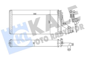 Kalorifer Radyatörü  KALE 347095  93930678 93927662 46722023 503474528