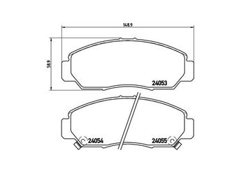 Fren Disk Balata Ön MAGNETI MARELLI 363700428047  45022SEAE01 6450S7AE00 06450S7AE00 6450S7AE50 06450S7AE50 6450SJFE00 06450SJFE00 45022SDAC00 45022SDBA00 45022SDBA10 45022SDBA11 45022SDDA10 45022SDRA10 45022SDRA11 45022SJFE00 45022TSAK00 45022TP5H00