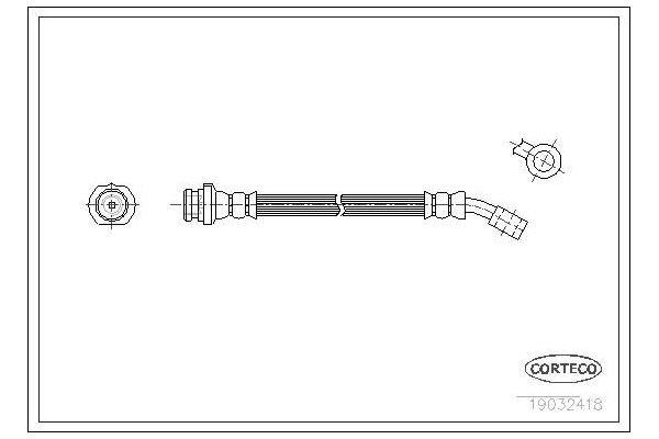 Fren Hortumu Arka Sağ veya Sol MGA 51256