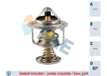 Termostat 80 °C  MGA 85233  9091603122 9004833088000 90048-33088-000 90916-03122