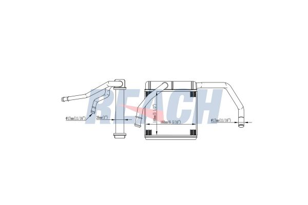 Kalorifer Radyatörü  TRAL XM34 18476 CA