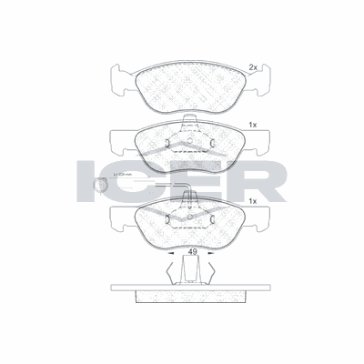 Fren Disk Balata Ön HATTAT 3031345