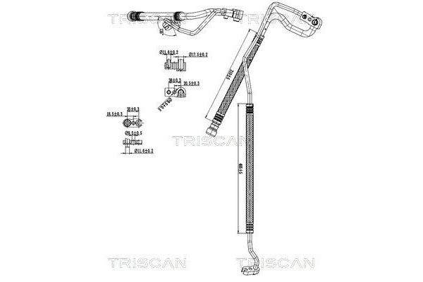 Klima Hortumu  FIAT ORJINAL 51978219