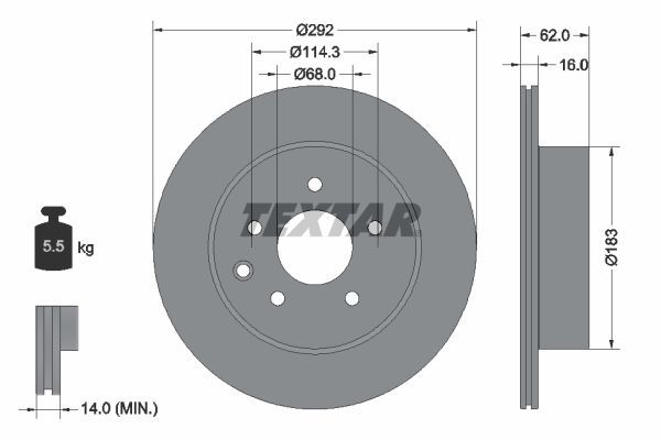 Fren Disk Ayna Arka Sağ ve Sol Nissan X-Trail (T31)(03.2007->)  RENAULT ORJINAL 432003112R