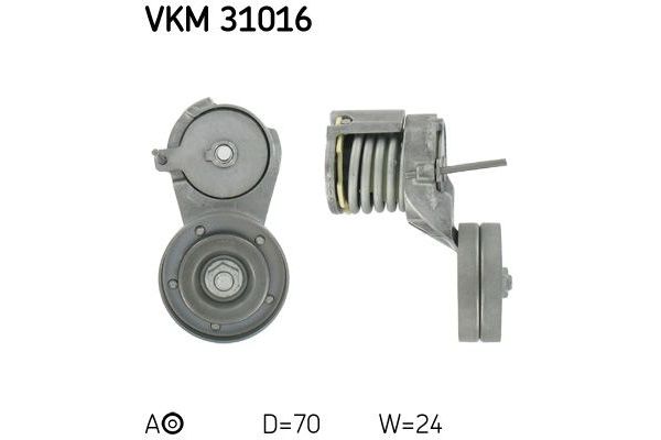 Vantilatör Kayış Gergi Rulmanı  Skoda Octavia (1U2)(1999->)  SKF VKM 31016