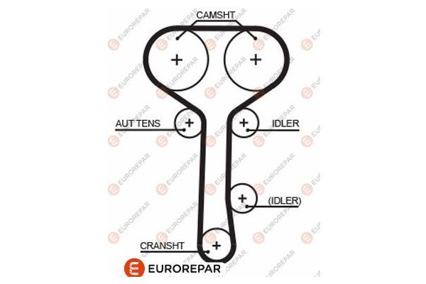 Triger Kayışı  Ford Mondeo 4/5 Kapı (GD)(1997->)  EUROREPAR 1633130080