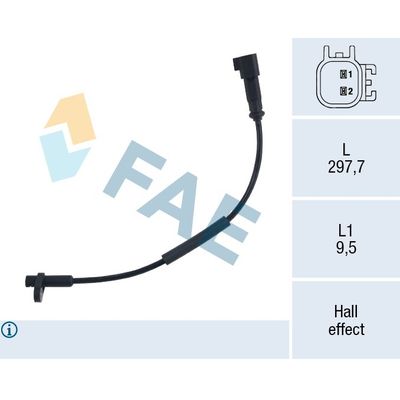 Abs Sensörü Arka Sağ veya Sol Ford Transit Otobüs (TTG)(2013->2019)  ZEGEN ZAS1126
