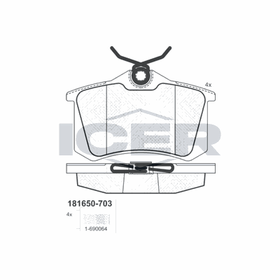 Fren Disk Balata Ön Citroen C3 (09.2009->)  MGA 55838