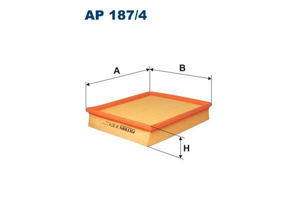 Hava Filtresi  MG Rover Rover 75 (RJ)(1999->)  FILTRON AP 187/4