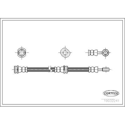 Fren Hortumu Arka Sol OSSCA BRSFH12003