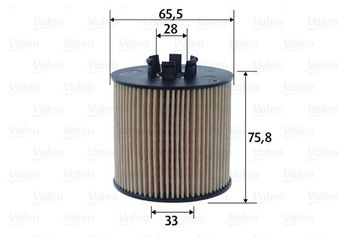 Yağ Filtresi  VALEO 586598  3C115562 03C115562 93156662 3C115577A 03C115577A