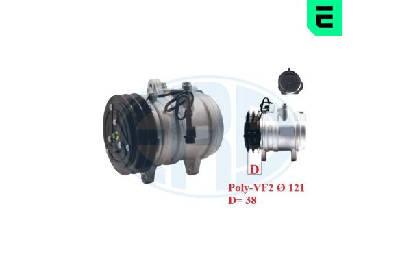 Klima Kompresörü  Fiat Seicento (187)(1998->)  ERA 670042