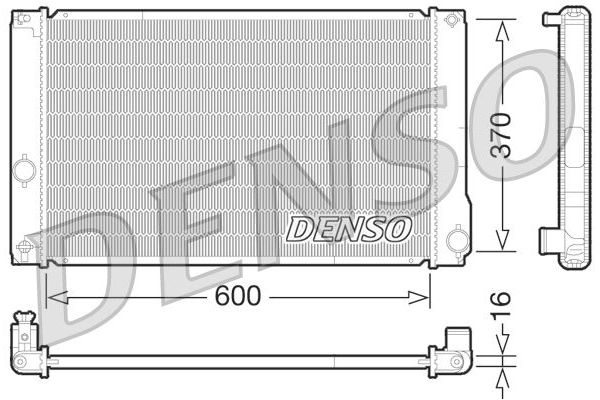 Su Radyatörü  DENSO DRM50076