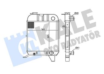 Su Radyatörü  KALE 163600  1300246 130143 1301.43