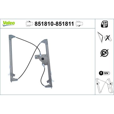 Cam Krikosu Ön Sol Citroen C4 Picasso / Spacetourer (05.2013->)  VALEO 851810