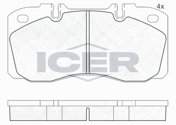 Fren Disk Balata Ön TWINS 16628  504232819 1906416 190 6416 42555669 425 556 69 500086041 500 086041 504 23281 9