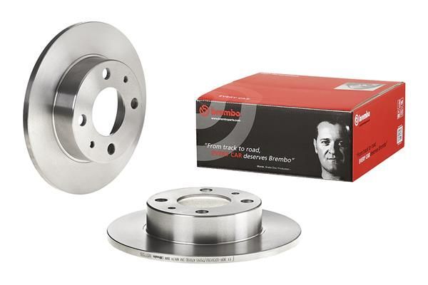 Fren Disk Ayna Arka Sağ ve Sol Audi 100 Sedan (443)(08.1982->)  BREMBO 08.5775.20