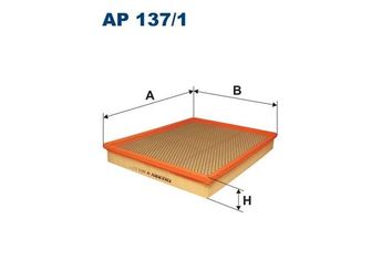 Hava Filtresi  FILTRON AP 137/1  7701044595 93187281 1654600QAC 16546-00QAC 77010-44595 4416392 4500935 9161235 77 01 044 595